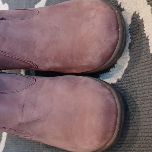 Keen Akita Brown Suede Wedge Ankle Boots 6 - Picture 3 of 15